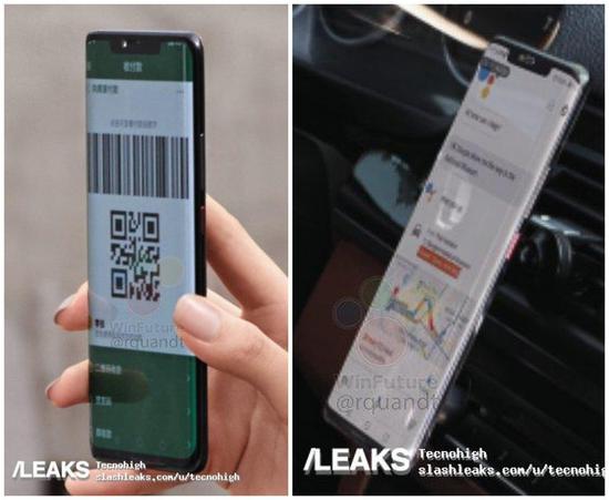 華為Mate 20 Pro真機(jī)（圖源slashleaks）