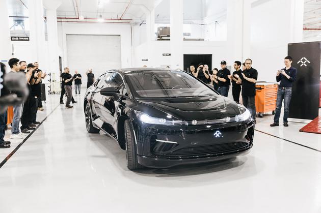 FF91唯一一輛預(yù)產(chǎn)車意外燒毀
